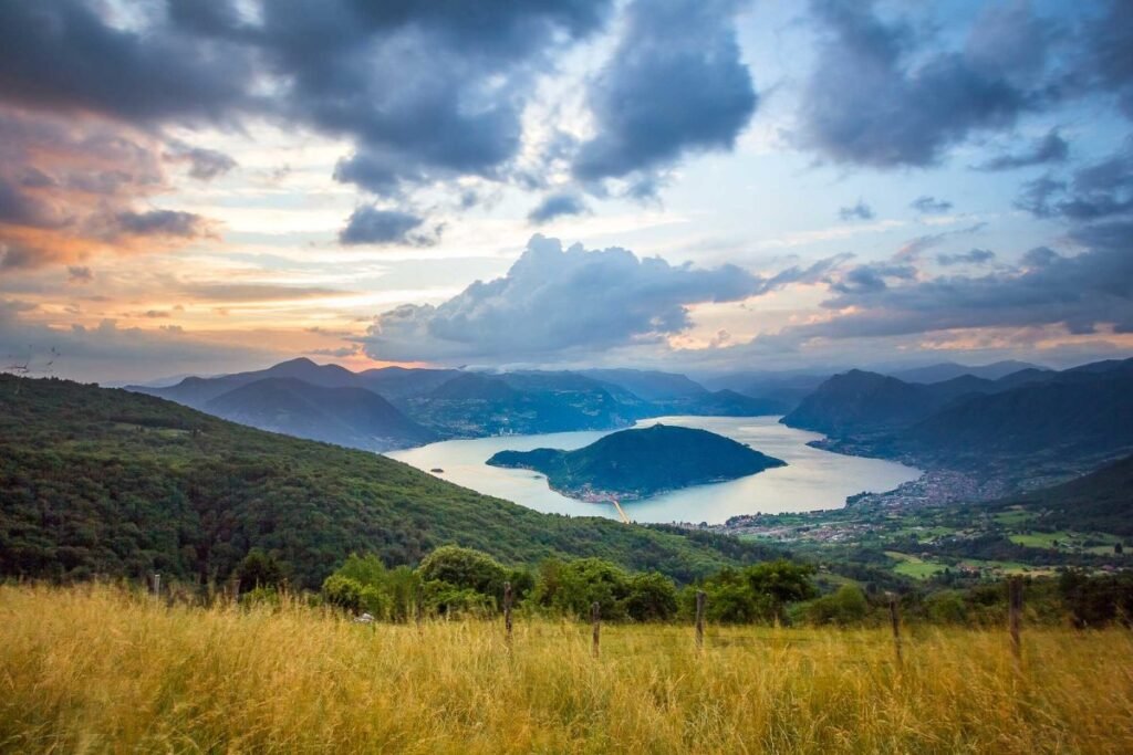 Lake Isola Italy Monte Isola Island