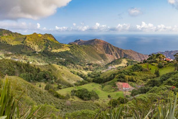 Aerial view of Saint Helena