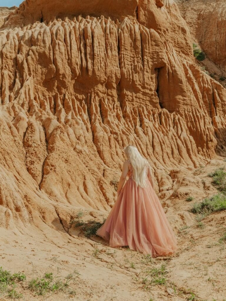 blush pink wedding dress optimized